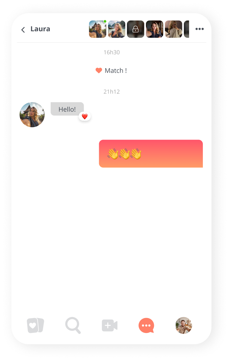 app demo messagerie