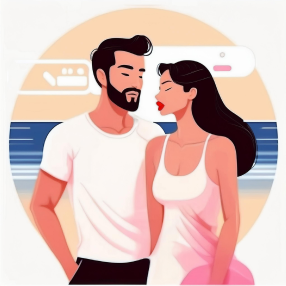 cartoon couple