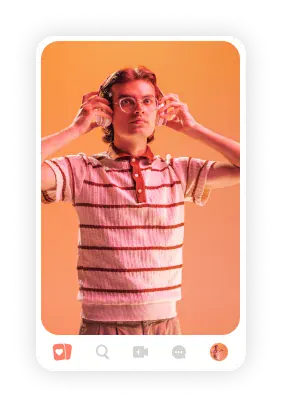 Guy on app